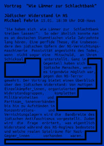 Vortrag ‚Wie Lämmer zur Schlachtbank‘ @ DGB-Haus Marburg